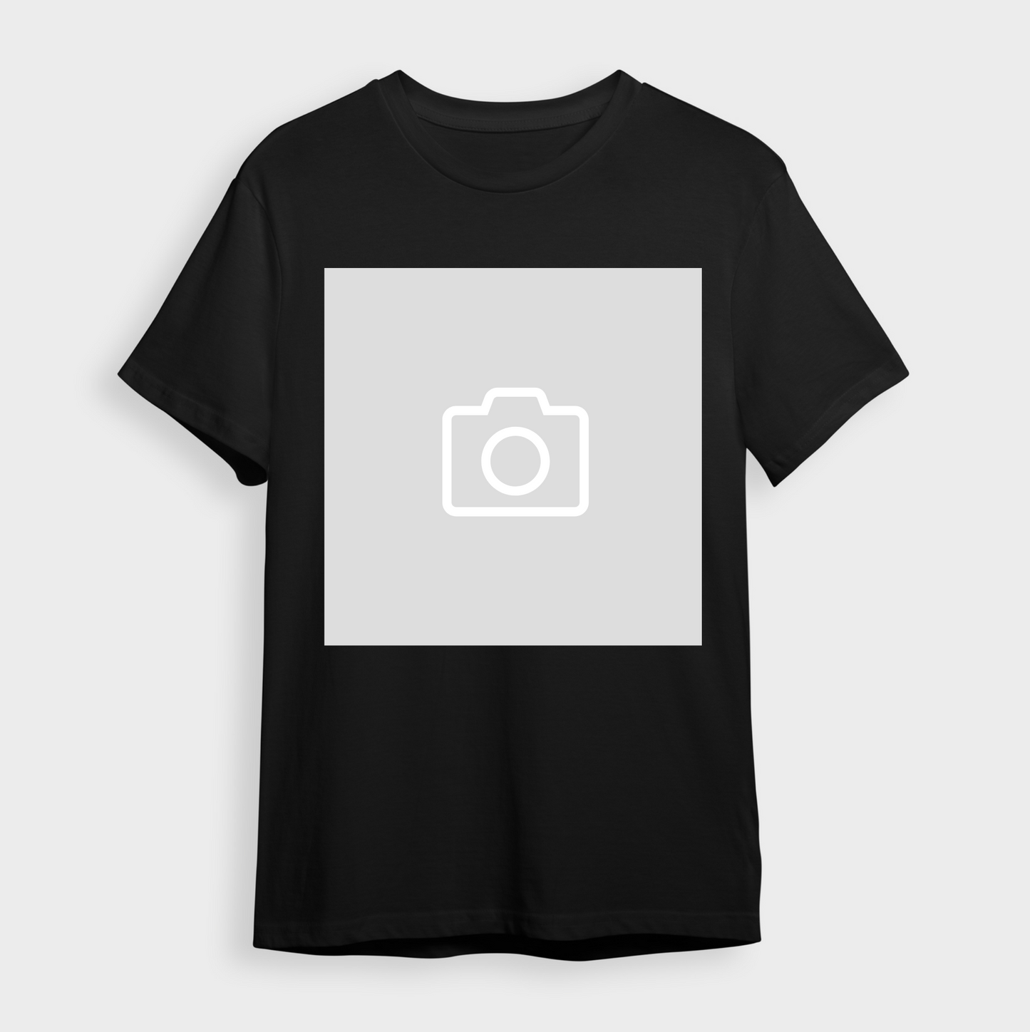 Photo Upload T-Shirt (Black)